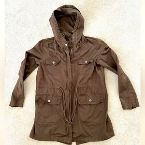 Forever 21 Brown Hooded Jacket